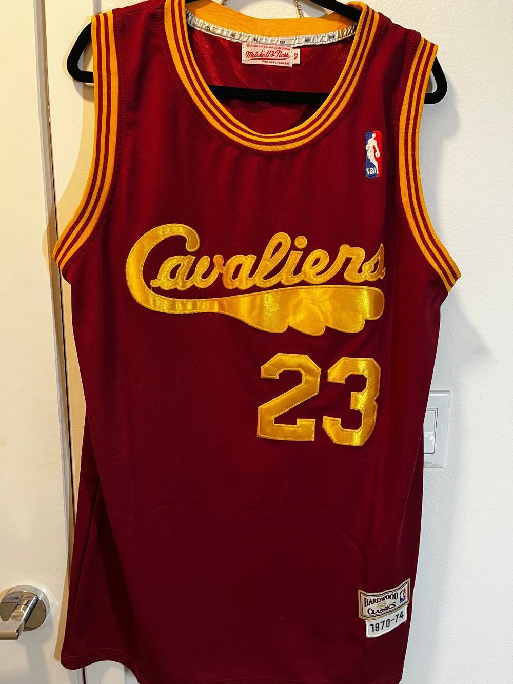 Pre-owned Mitchell & Ness Cleveland Cavaliers LeBron James #23 Hardwood Class